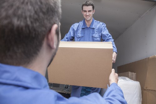 Man with a van service helping with a move in Kensington
