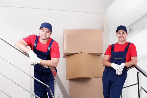 Kensington Man And Van team supporting a local move