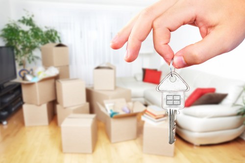 Professional removal team handling a Kensington home move