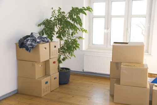 Local van service handling a flat move in Kensington
