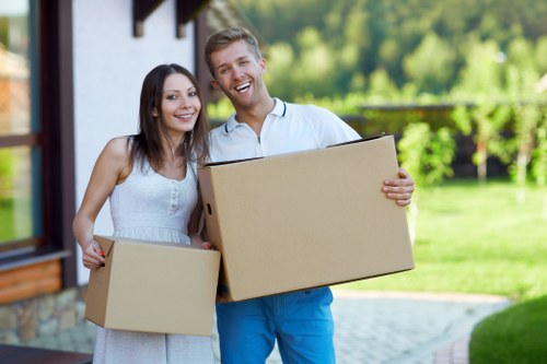 Residential and office move using a moving truck in Kensington