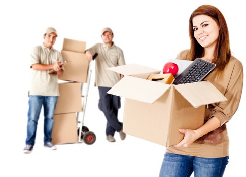 Professional moving support in a Kensington street