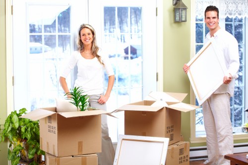 Safe transport of sofas and tables during Kensington removals