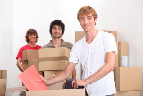 Local removals service handling items for a Kensington flat relocation