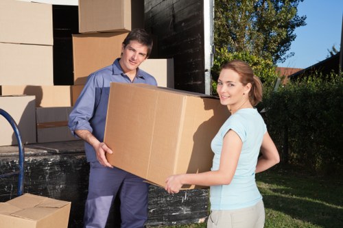 Kensington furniture removals team managing a local moving day
