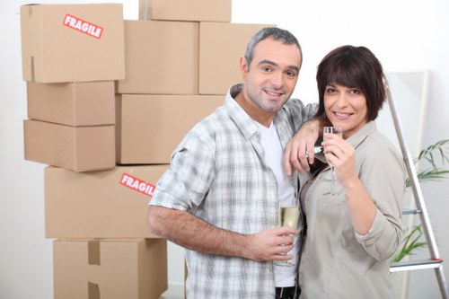 Professional packing preparation for a Kensington relocation